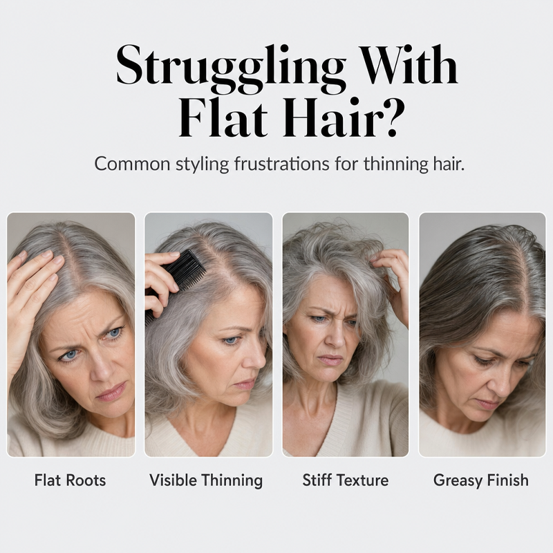 🔥Last Day Buy 1 Get 1 Free🔥Fluffy Hair Shaping Spray Long Lasting Volumizing Mist with Peach Fragrance