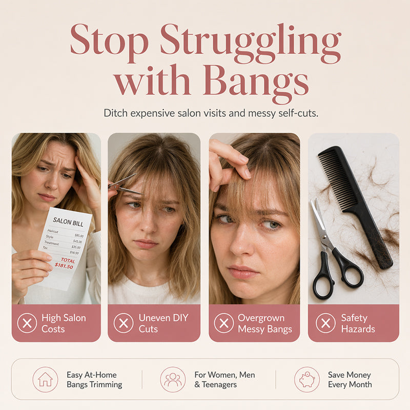 🔥Last Day Buy 1 Get 1 Free Each $9.99 Only🔥Portable Dual-Use Hair Trimming Comb