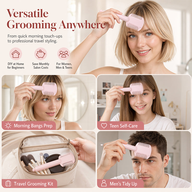 🔥Last Day Buy 1 Get 1 Free Each $9.99 Only🔥Portable Dual-Use Hair Trimming Comb