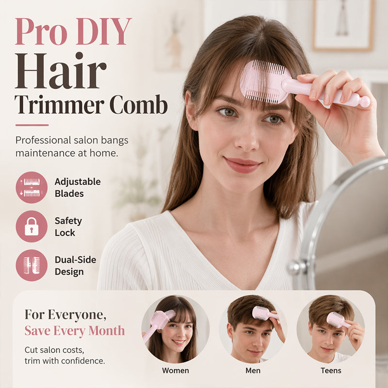 🔥Last Day Buy 1 Get 1 Free Each $9.99 Only🔥Portable Dual-Use Hair Trimming Comb