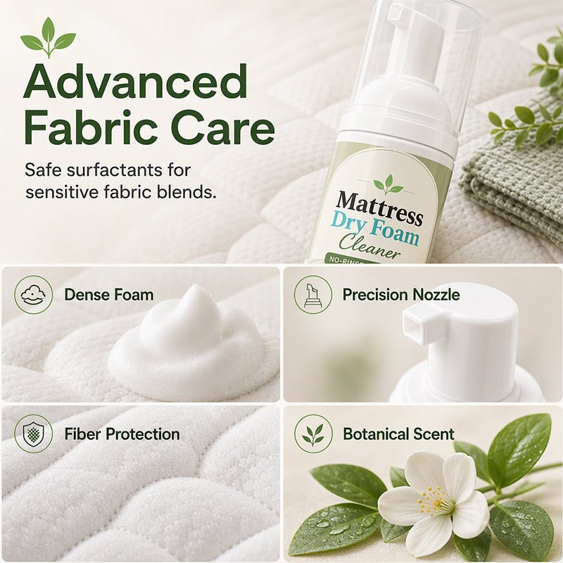 🔥Last Day BOGO SALE🔥 No-Rinse Mattress & Upholstery Foam Cleaner – Enzyme-Powered Deep Cleaning Formula🛏️🧽