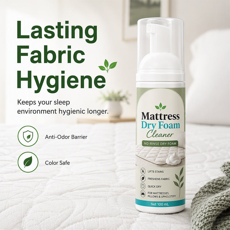 🔥Last Day BOGO SALE🔥 No-Rinse Mattress & Upholstery Foam Cleaner – Enzyme-Powered Deep Cleaning Formula🛏️🧽