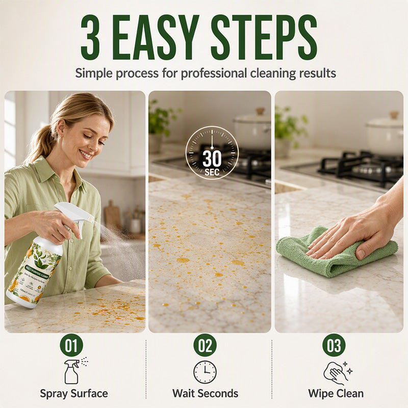 ✨LAST DAY BUY 1 GET 1 FREE🧴🧽 Heavy Duty Kitchen Degreaser Spray – Powerful Grease Remover For Home Cleaning