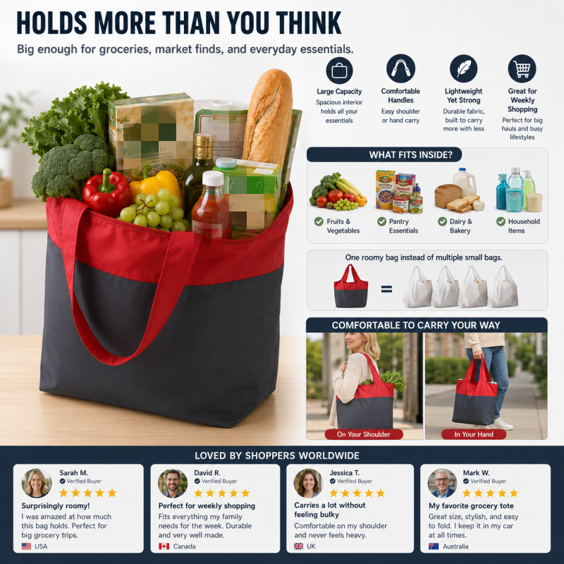 🔥LAST DAY BUY 1 GET 1 FREE EACH $9.99🔥Eco-Friendly Foldable Large Capacity Shopping Bag