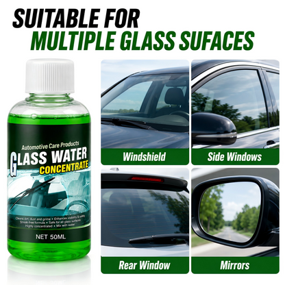 🔥Last Day Buy 1 Get 1 Free🔥Glass Concentrate – 10ml makes 1L, cuts bugs & grime, streak-free. 1 bottle = 50L. 🚗💪