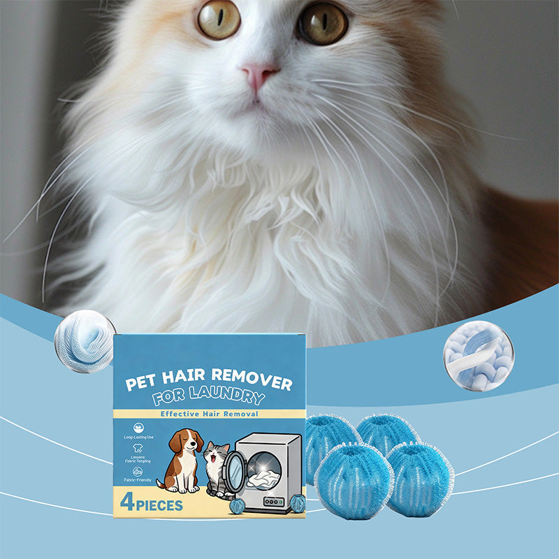 🔥LAST DAY BUY 2 GET 1 FREE🔥Catch Pet Hair Instantly! No-Snag Reusable Laundry Balls