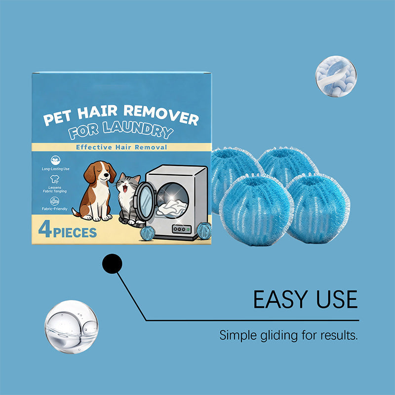 🔥LAST DAY BUY 2 GET 1 FREE🔥Catch Pet Hair Instantly! No-Snag Reusable Laundry Balls