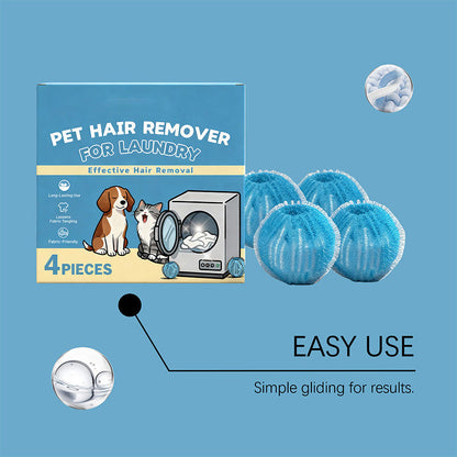 🔥LAST DAY BUY 2 GET 1 FREE🔥Catch Pet Hair Instantly! No-Snag Reusable Laundry Balls