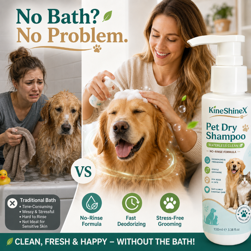 🔥Last Day Buy 1 Get 1 Free🔥Rinse-Free Pet Shampoo Mousse