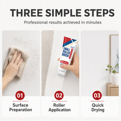 🔥Last Day Buy 1 Get 1 Free🔥Waterproof Wall Repair Paste with Integrated Small Roller Brush