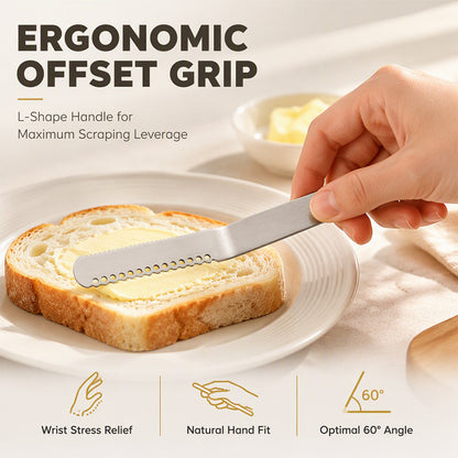 🔥Last Day Buy 1 Get 1 Free🔥Professional 304 Stainless Steel 3-in-1 Butter Knife and Spreader